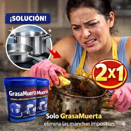 ¡PROMO 2x1 PASTA LIMPIADORA DE OLLAS! - LIMPIADOR ELIMINADOR DE OXIDO Y GRASA MULTIUSOS 2 UNIDADES