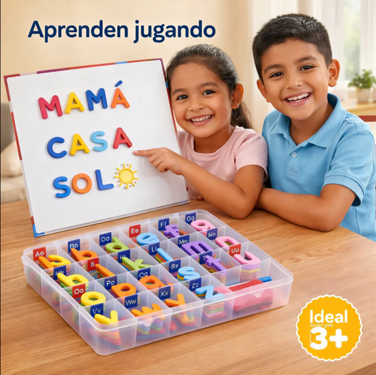 LETRAS MAGNÉTICAS EDUCATIVAS™ | Aprende, crea y construye jugando