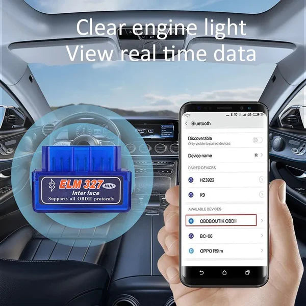 Mini Escáner de Diagnóstico para Autos + Envío Gratis